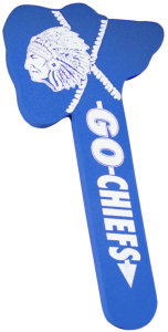 Promotional Foam Hands: 15 inch Tomahawk Foam Wavers